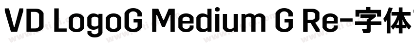 VD LogoG Medium G Re字体转换
